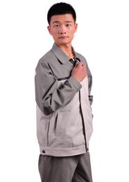 時尚灰白撞色工程服TMQMCX-0046 時尚灰白撞色工程服TMQMCX-0046