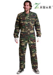 滌棉迷彩連體工裝服TMLTF-010 滌棉迷彩連體工裝服TMLTF-010