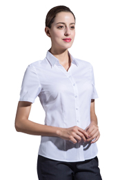 女短袖關門領襯衣GWD6032 女短袖關門領襯衣GWD6032