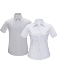 女短袖V領襯衣YWD4516 女短袖V領襯衣YWD4516