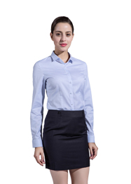 女長袖關門領襯衣GW6033 女長袖關門領襯衣GW6033