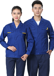 艷藍色工作服長袖TM662-06 艷藍色工作服長袖TM662-06