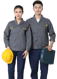機械加工鐵灰色工作服新款TM662-A 機械加工鐵灰色工作服新款TM662-A