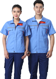 淺藍色時尚工作服TMX663-09 淺藍色時尚工作服TMX663-09